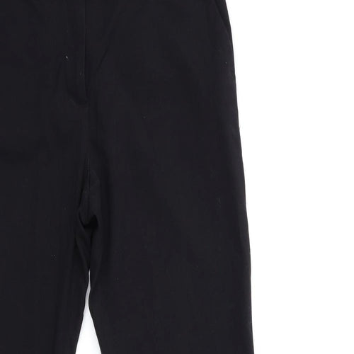 H&M Womens Black   Trousers  Size 10 L28 in