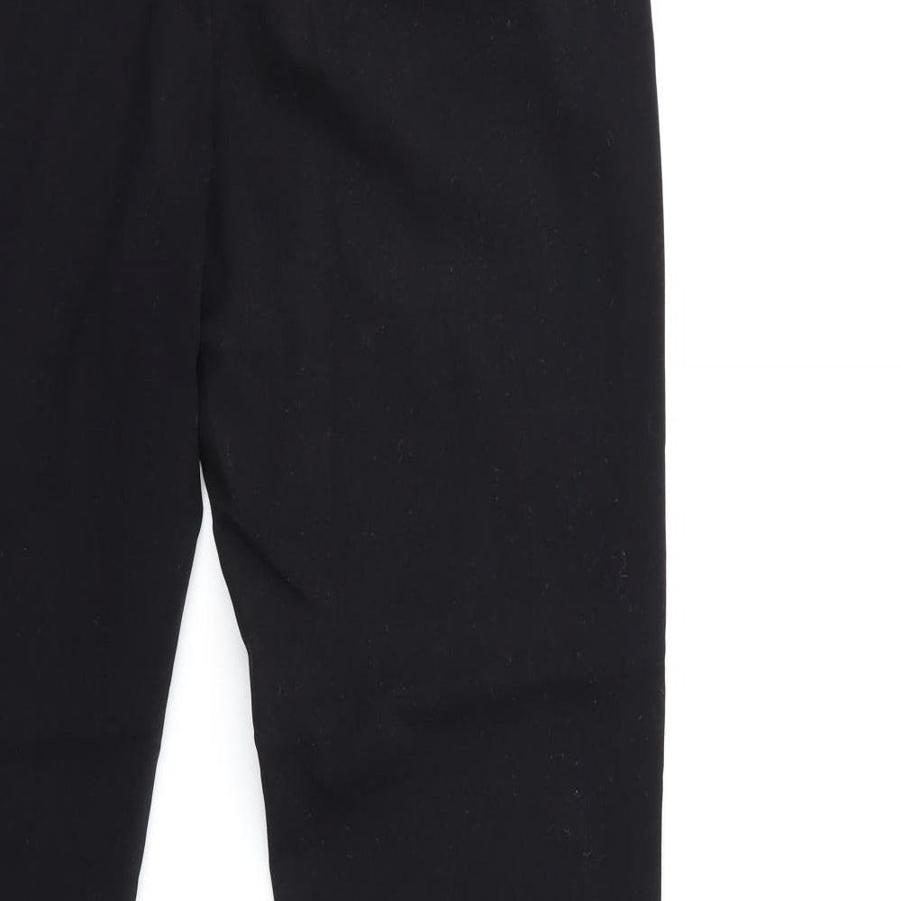 H&M Womens Black   Trousers  Size 10 L28 in