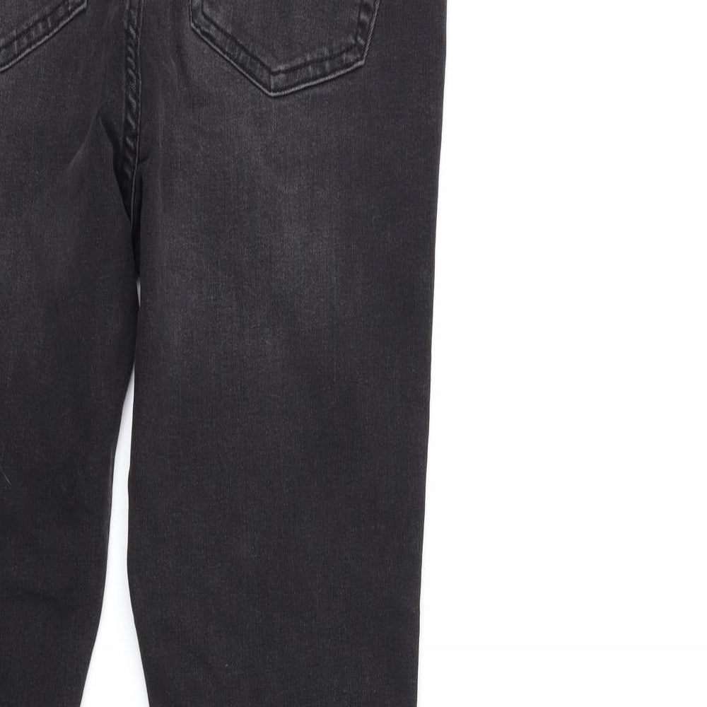 Denim & Co. Womens Black  Denim Skinny Jeans Size 14 L26 in