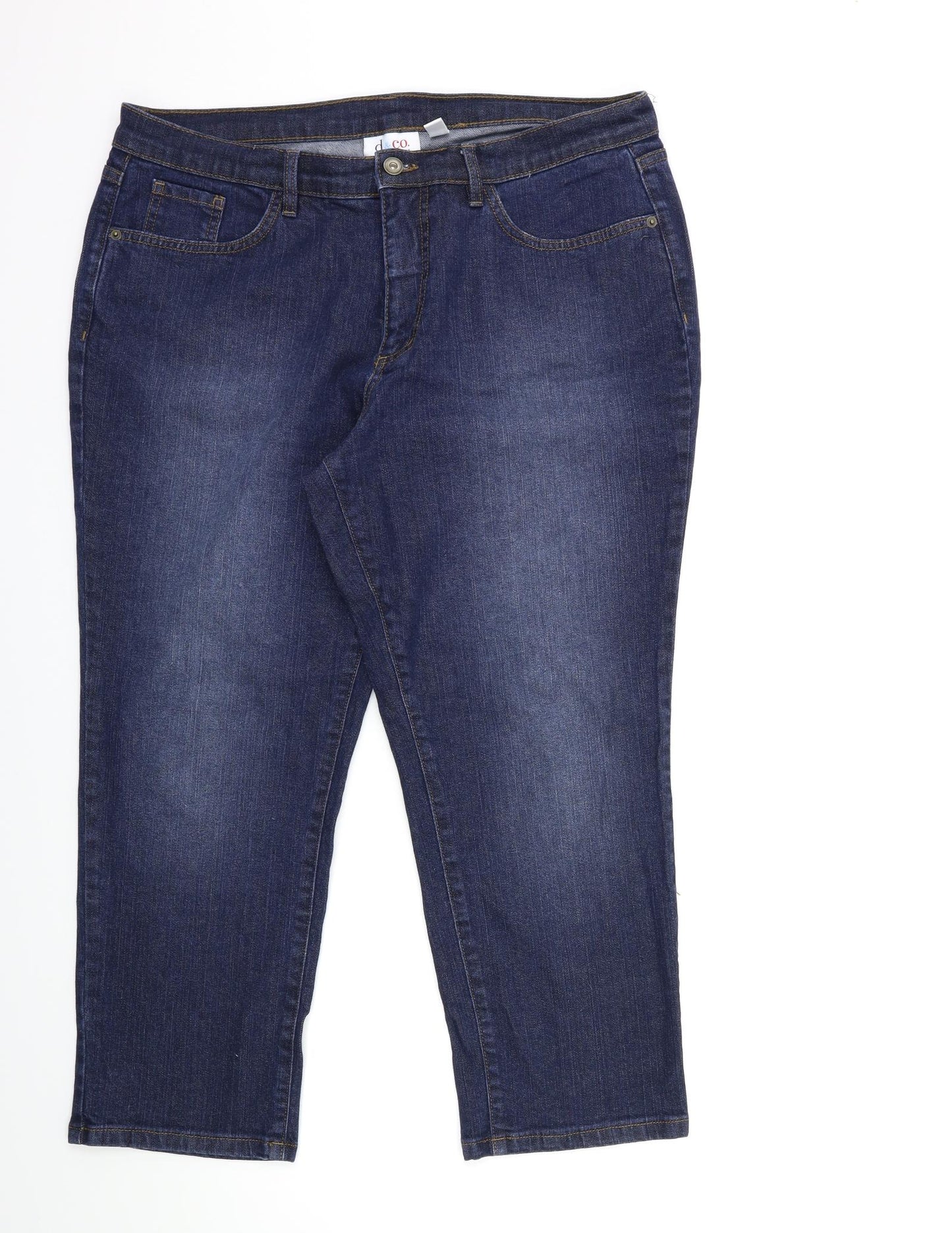 D&Co. Womens Blue  Denim Skinny Jeans Size 20 L26 in