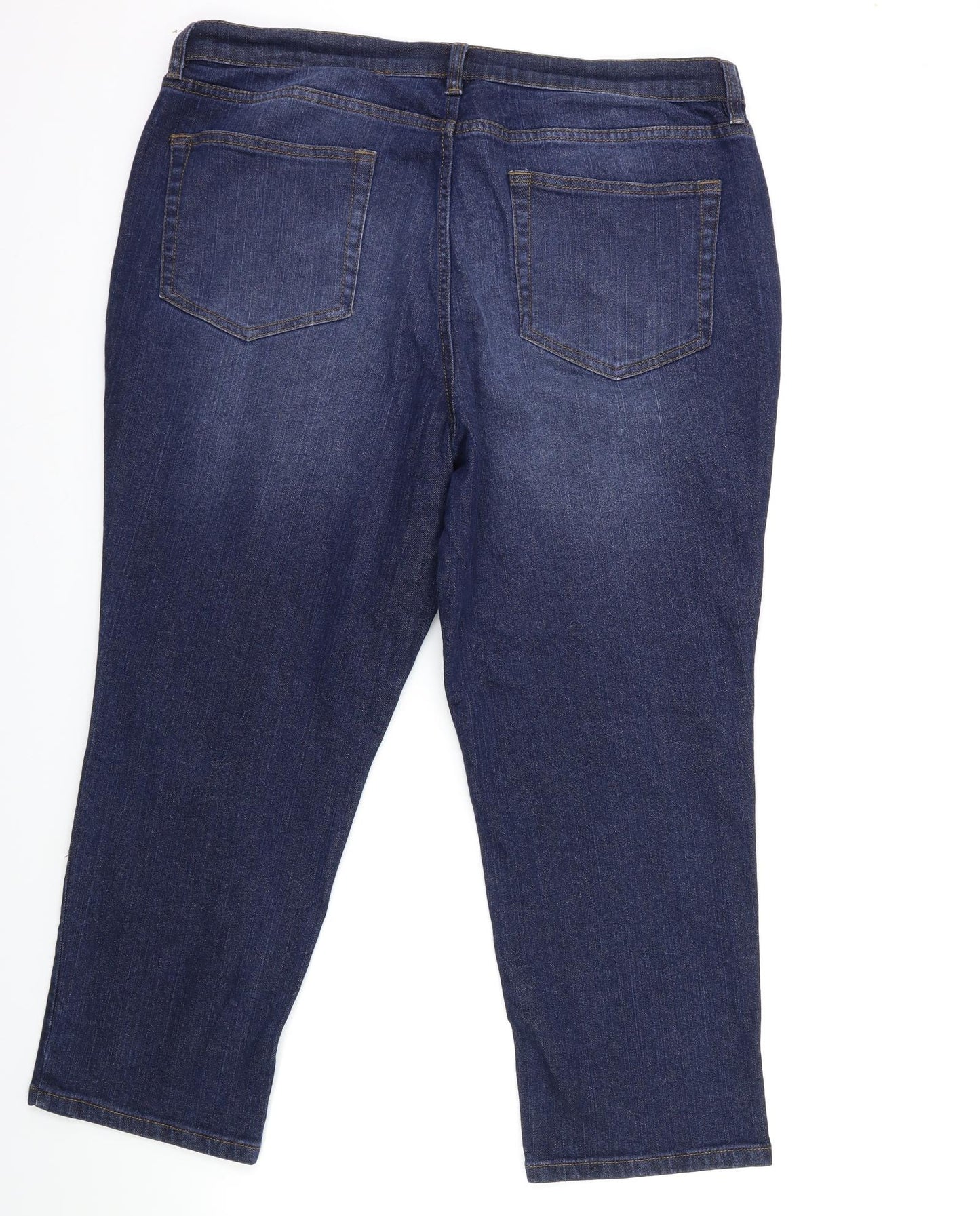 D&Co. Womens Blue  Denim Skinny Jeans Size 20 L26 in