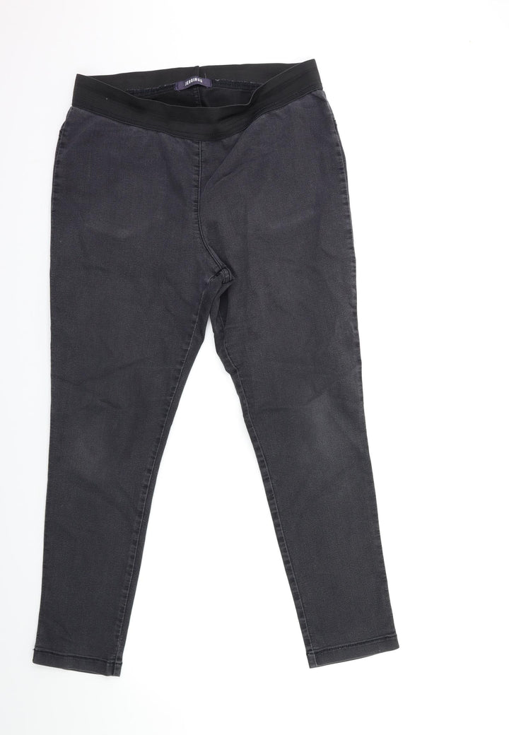 Marks and Spencer Womens Black  Denim Jegging Jeans Size 32 in L26 in