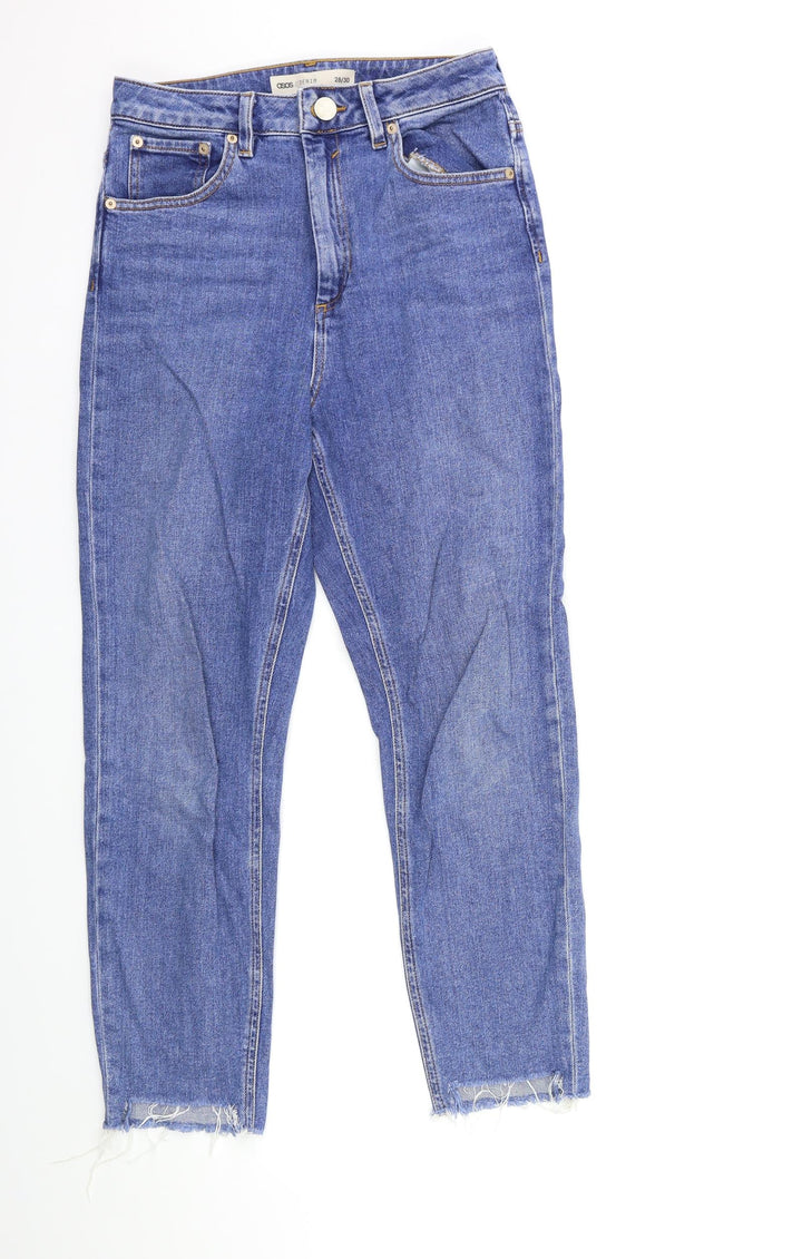 ASOS Womens Blue Denim Skinny Jeans Size 28 in L30 in
