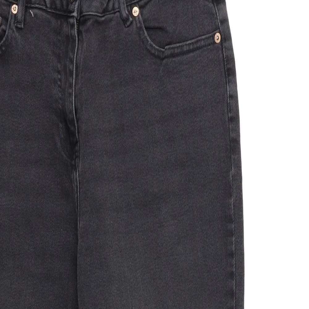 NEXT Womens Black  Denim Mom Jeans Size 16 L26 in