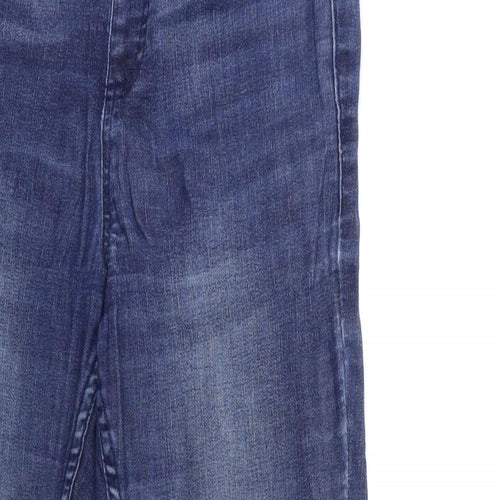 Preworn Womens Blue  Denim Skinny Jeans Size 8 L29 in