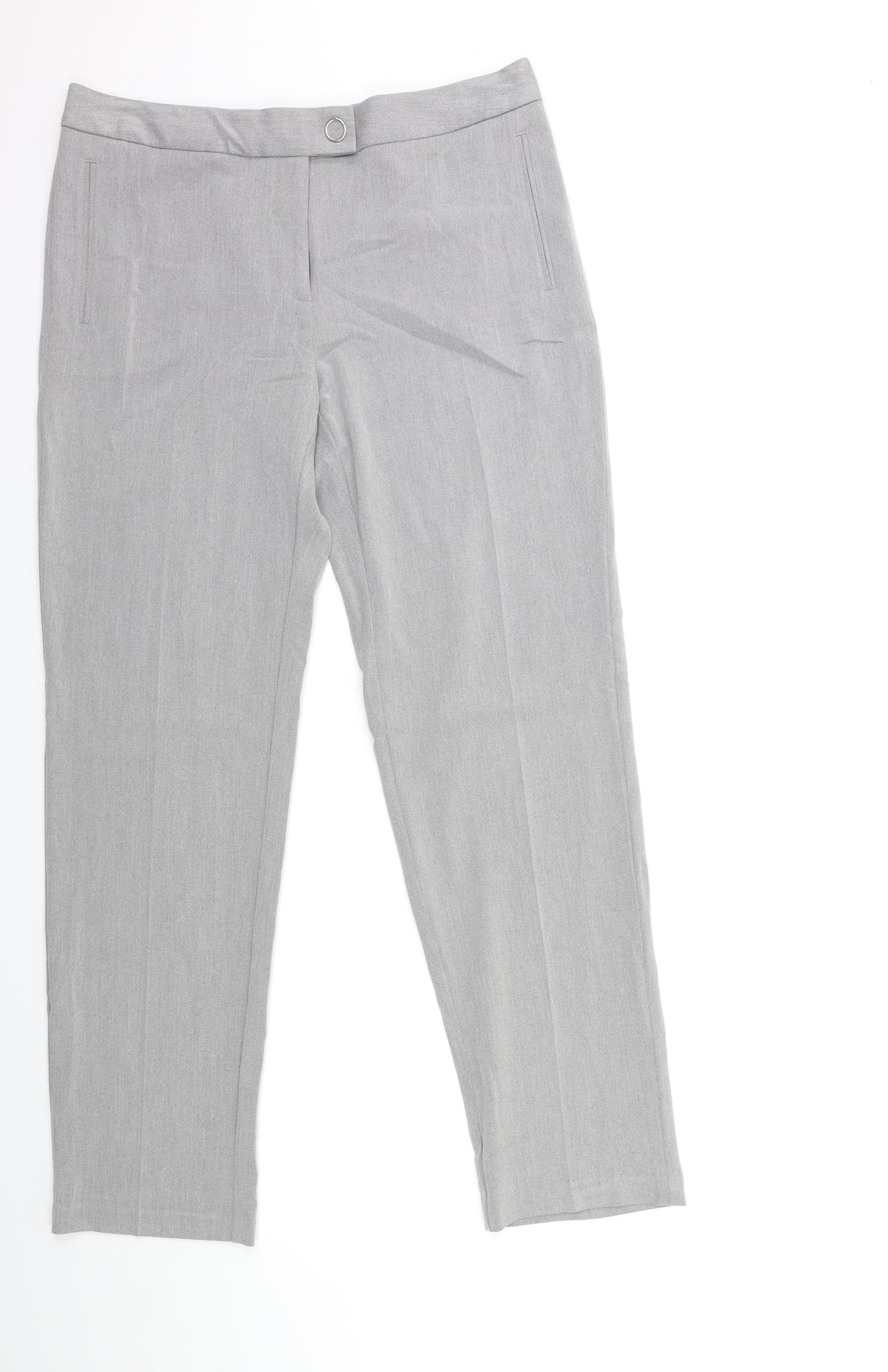 Marks and Spencer Womens Grey   Trousers  Size 12 L30 in