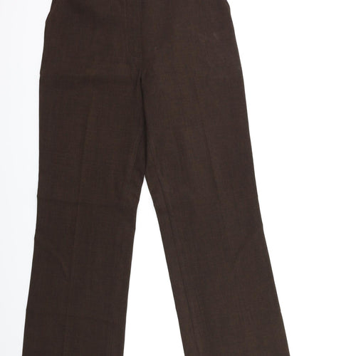 Marks and Spencer Womens Brown   Trousers  Size 8 L29 in
