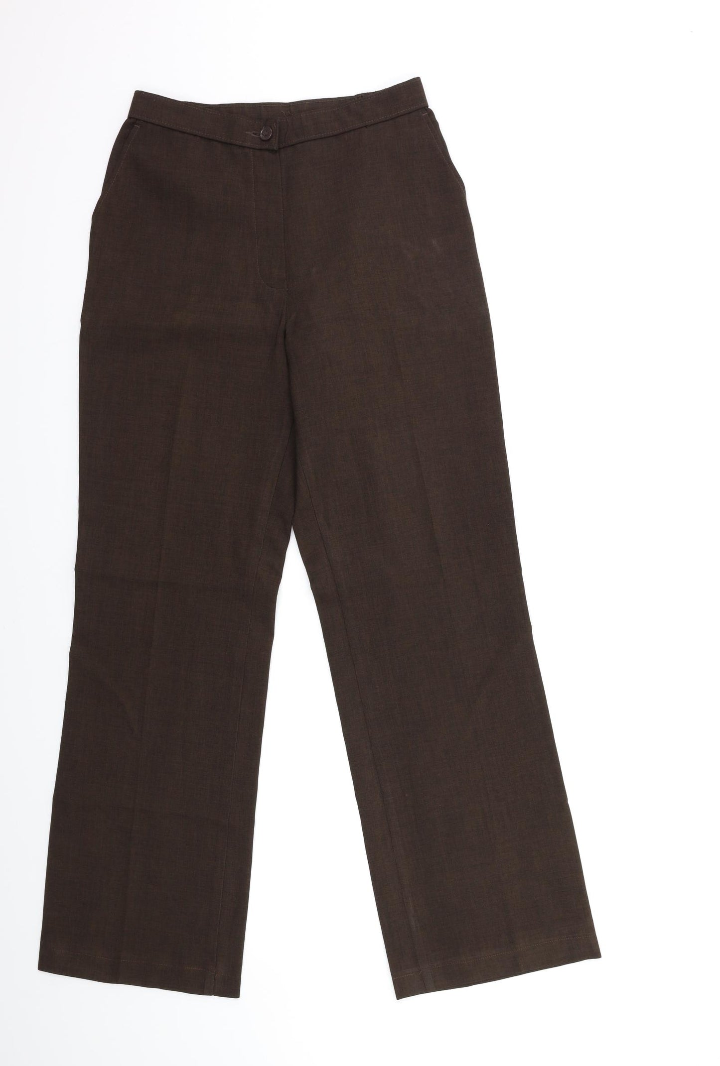 Marks and Spencer Womens Brown   Trousers  Size 8 L29 in