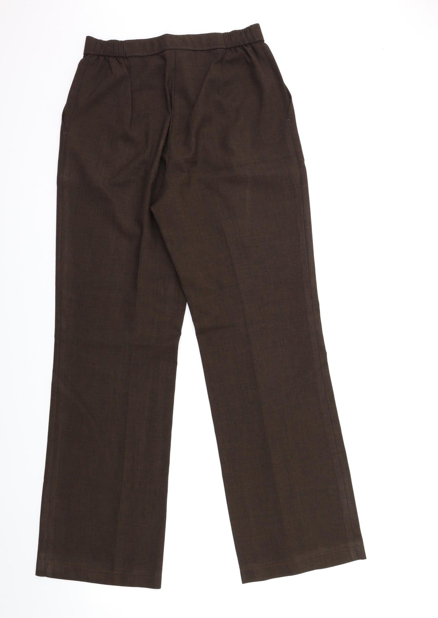 Marks and Spencer Womens Brown   Trousers  Size 8 L29 in