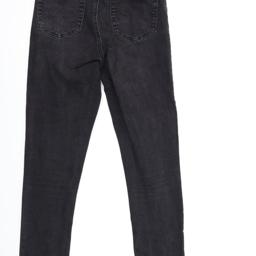 Denim & Co. Womens Black  Denim Skinny Jeans Size 8 L23 in