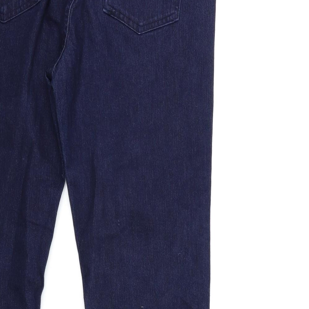 Papaya Womens Blue  Denim Flared Jeans Size 12 L31 in
