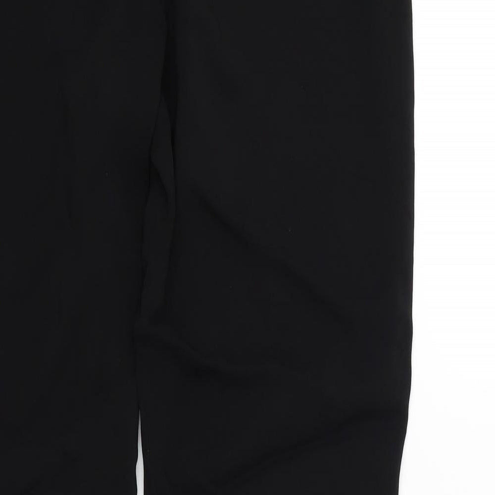 Massimo Dutti Womens Black   Trousers  Size 6 L25 in