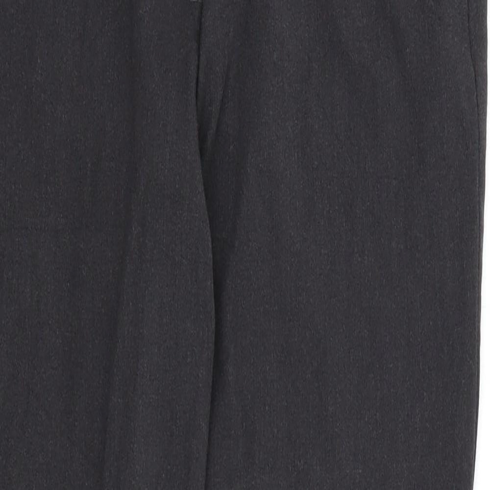 M&S Womens Grey   Trousers  Size 8 L24 in