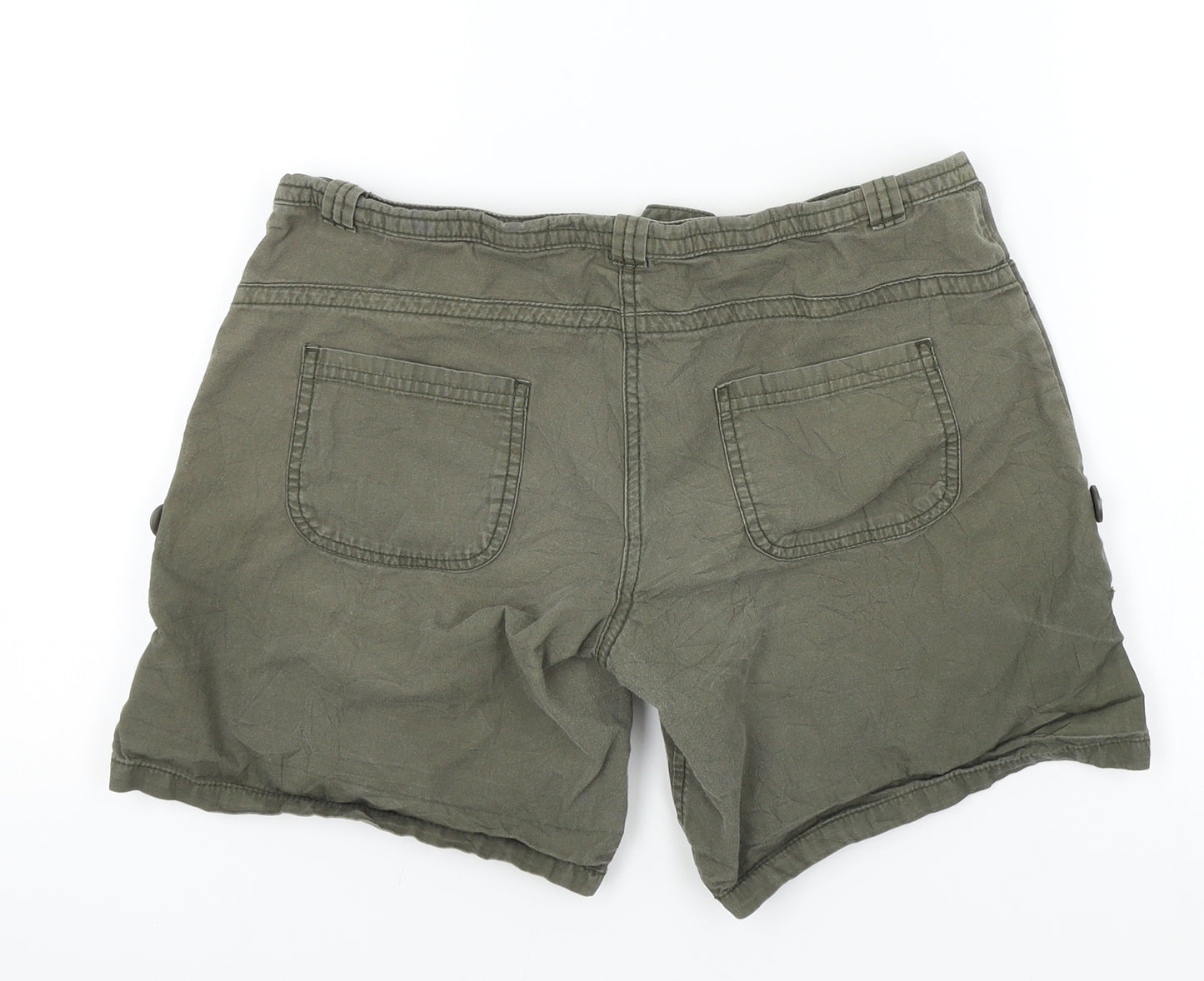 Cherokee Womens Green   Bermuda Shorts Size 10