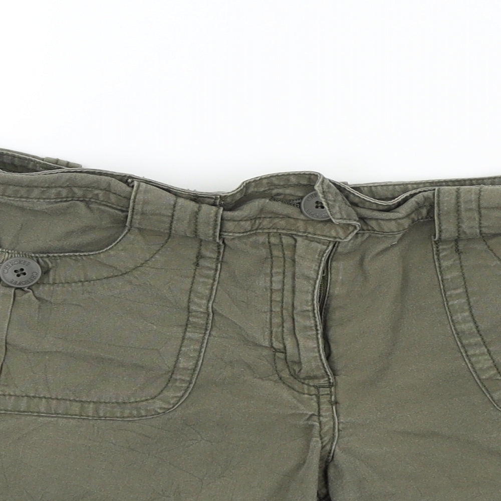 Cherokee Womens Green   Bermuda Shorts Size 10