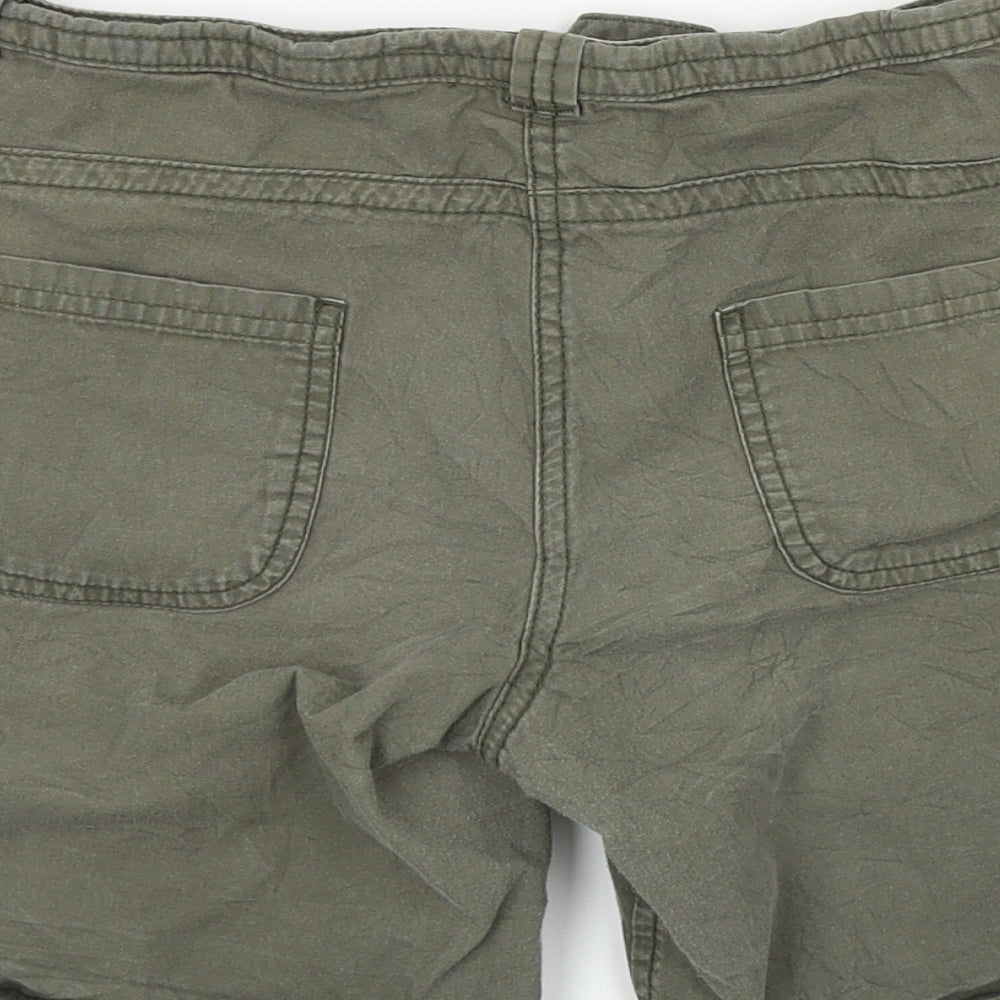 Cherokee Womens Green   Bermuda Shorts Size 10