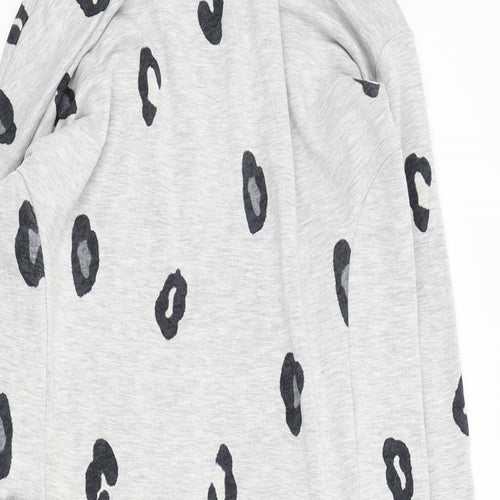 Daydreames Womens Grey Solid  Kaftan Nightshirt Size 8