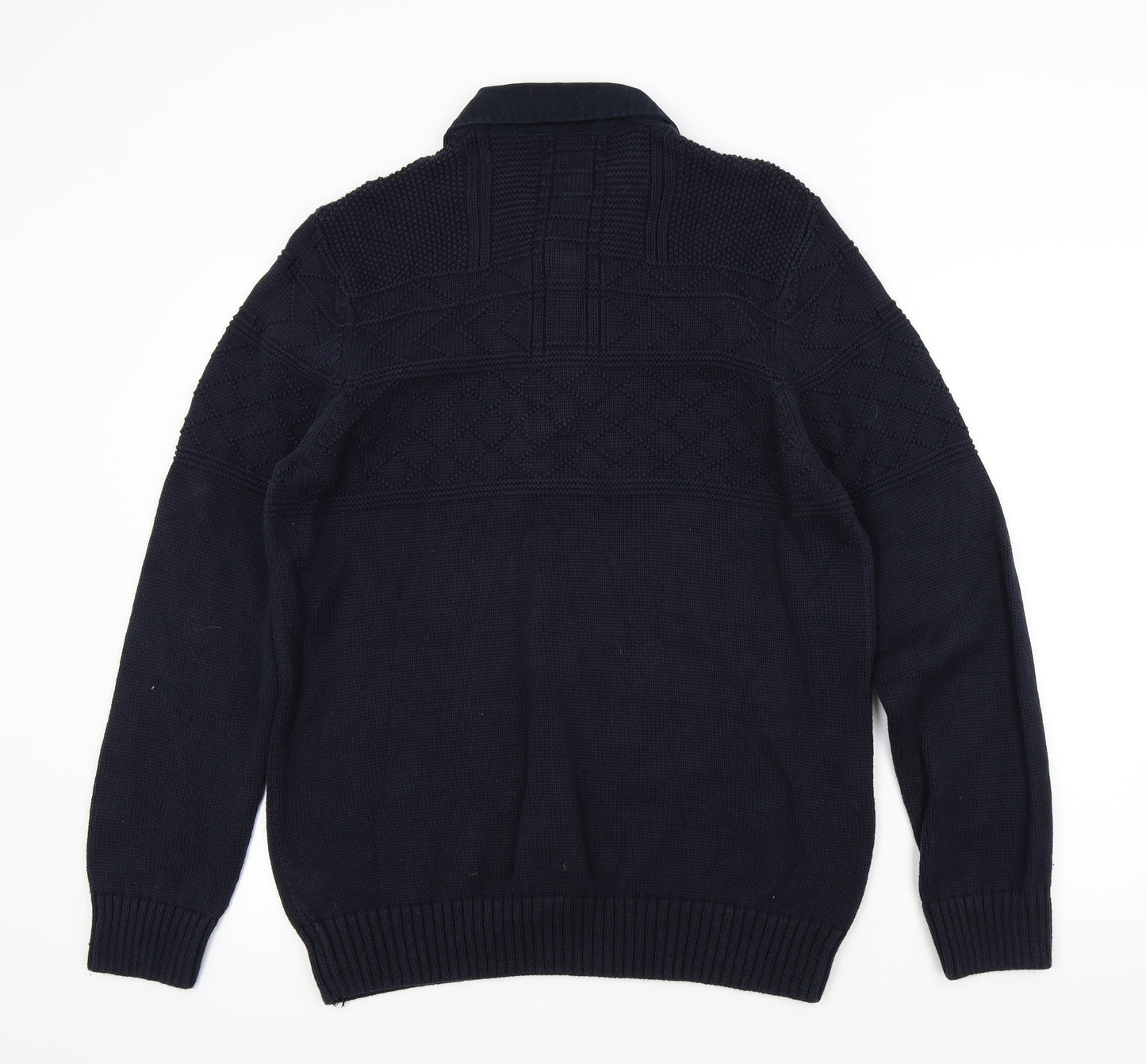 M&S Mens Blue   Pullover Jumper Size XL