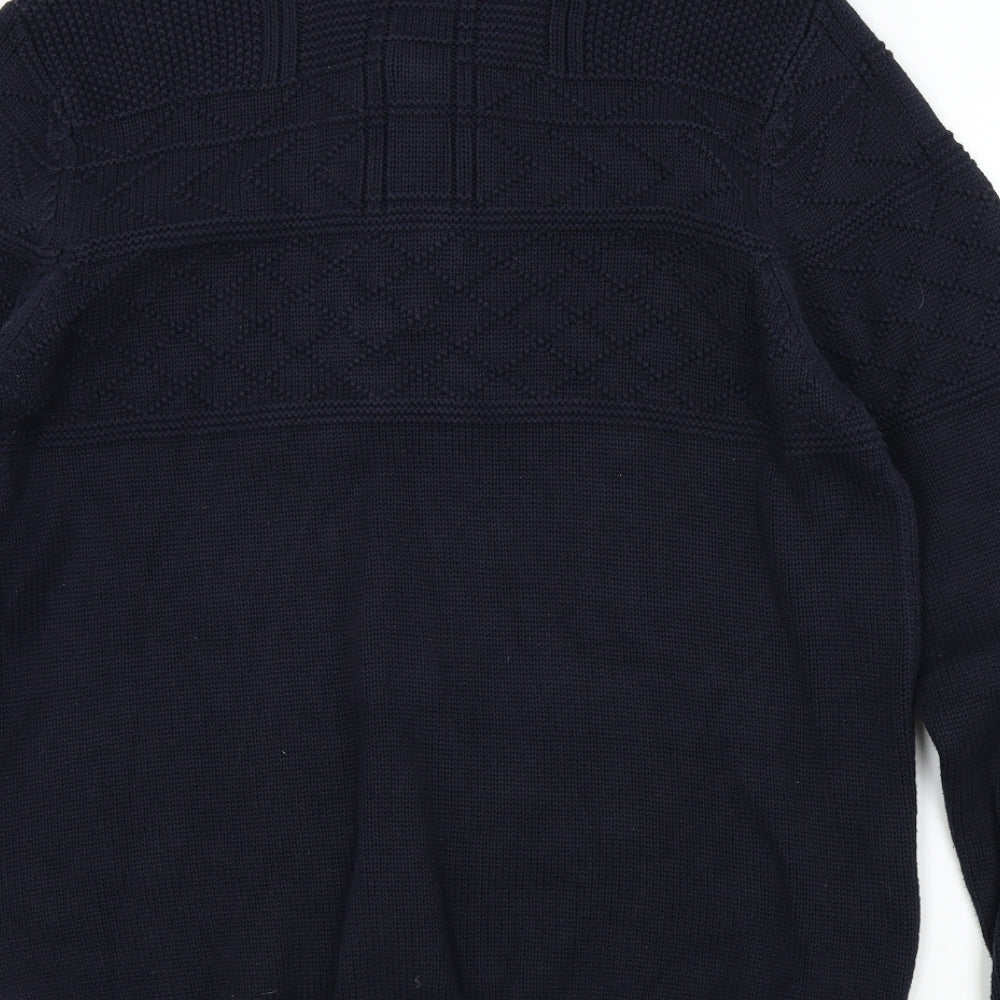 M&S Mens Blue   Pullover Jumper Size XL