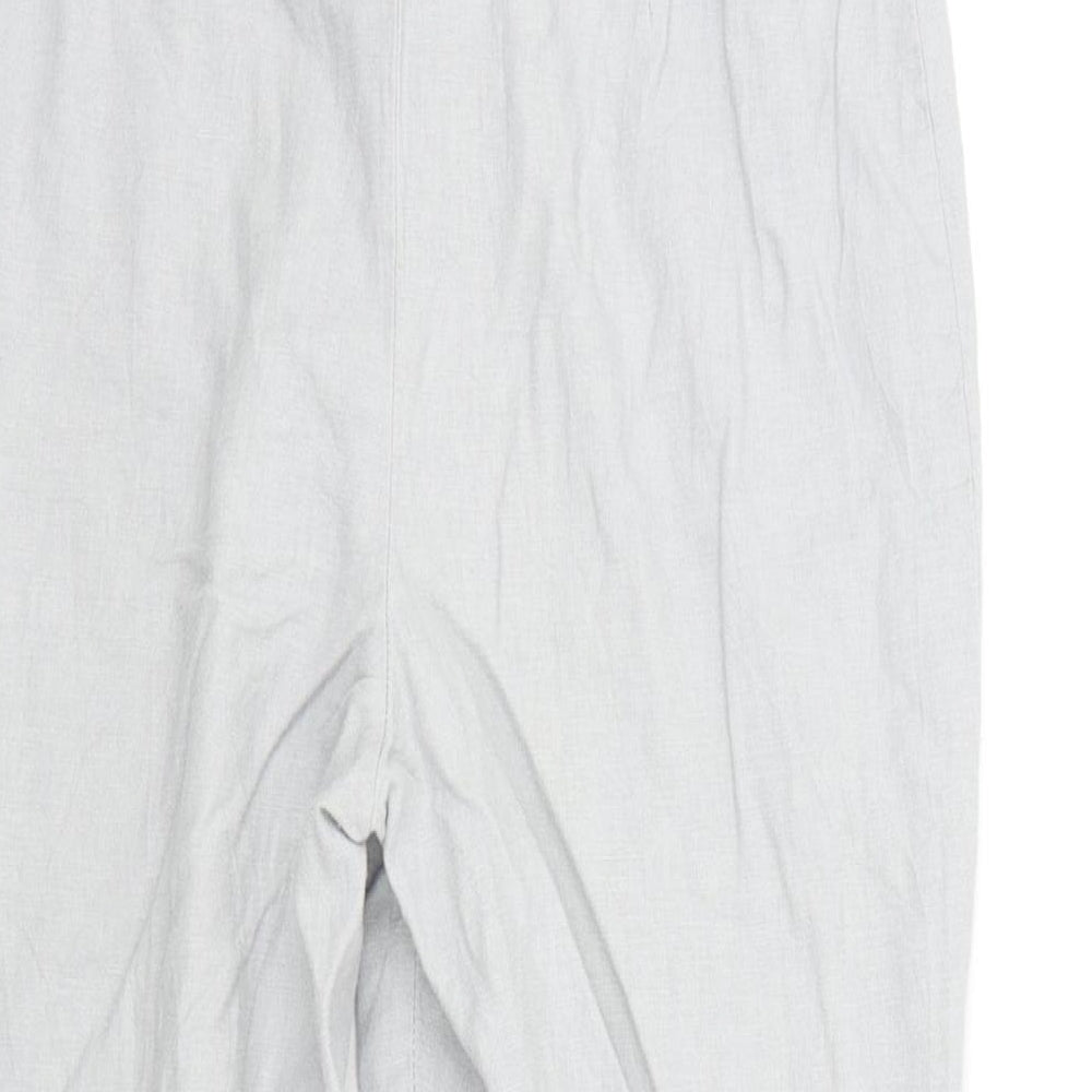 M&S Womens Grey   Trousers  Size 12 L21 in