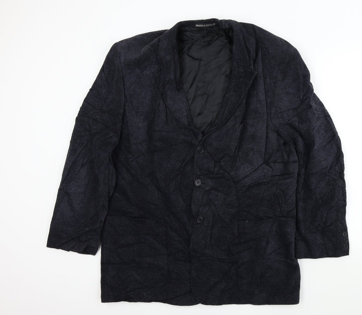 M&S Mens Blue   Jacket  Size M