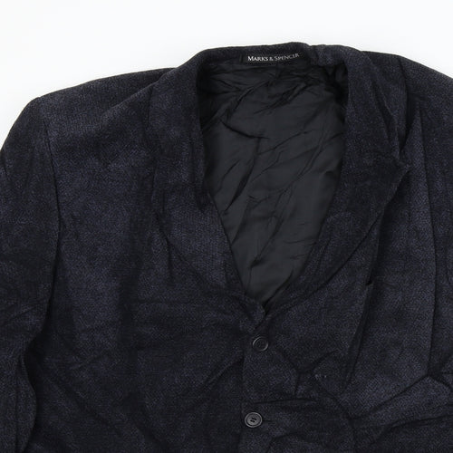 M&S Mens Blue   Jacket  Size M