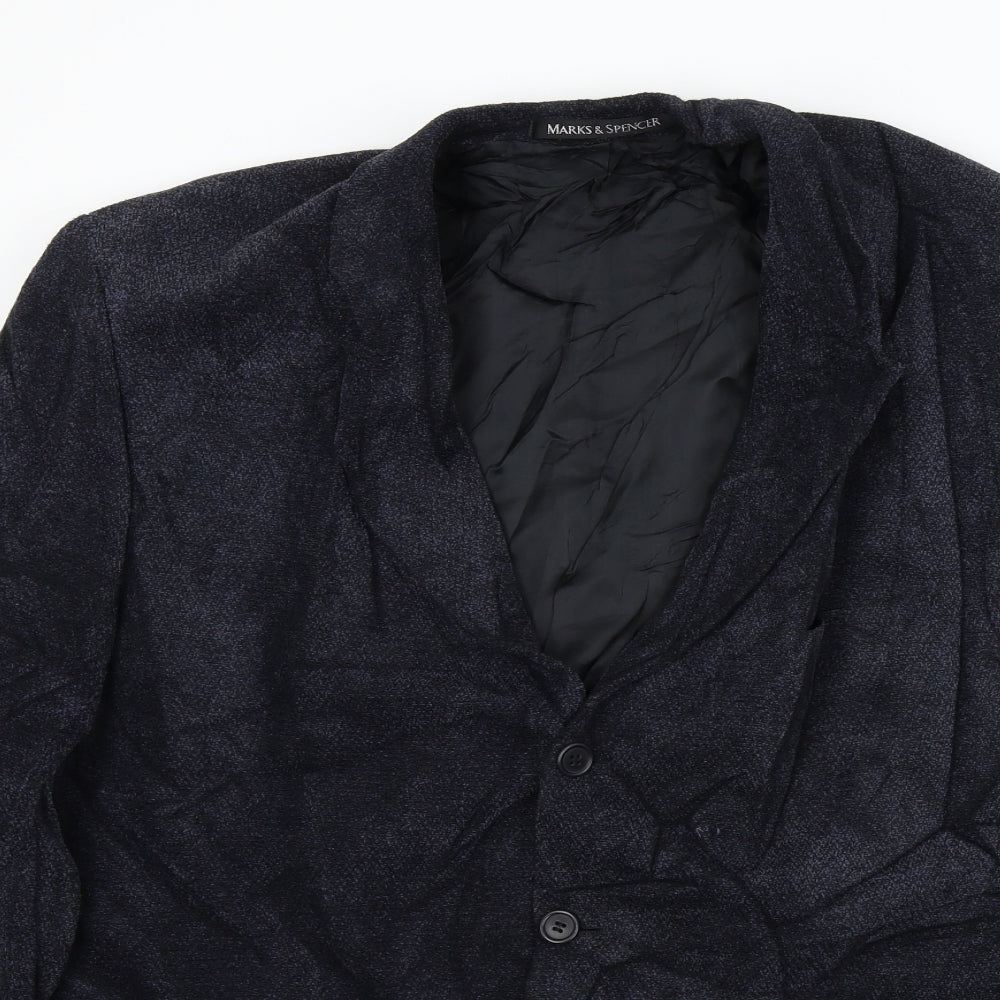M&S Mens Blue   Jacket  Size M