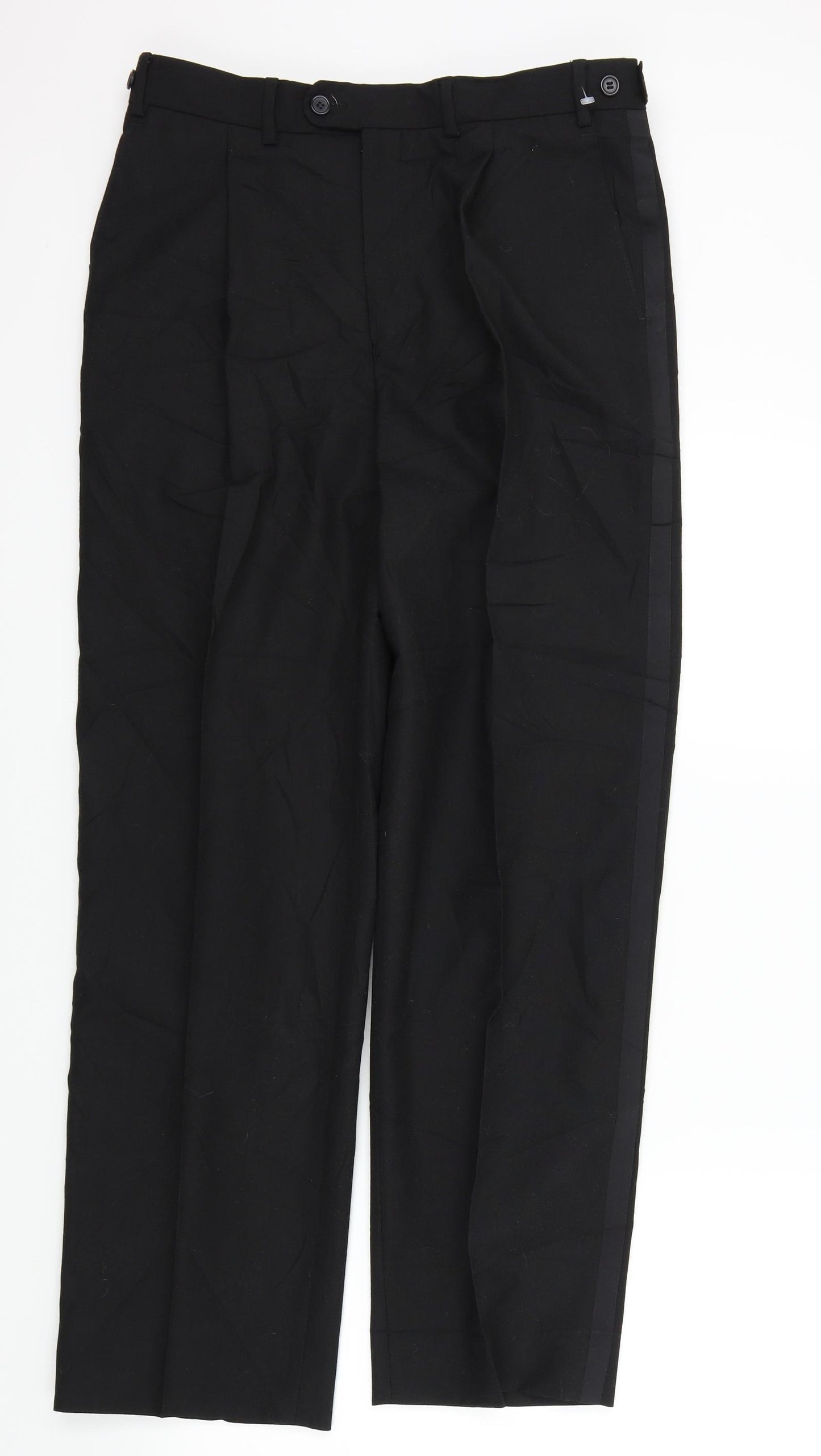 ARMANDO Mens Black   Trousers  Size 32 L30 in