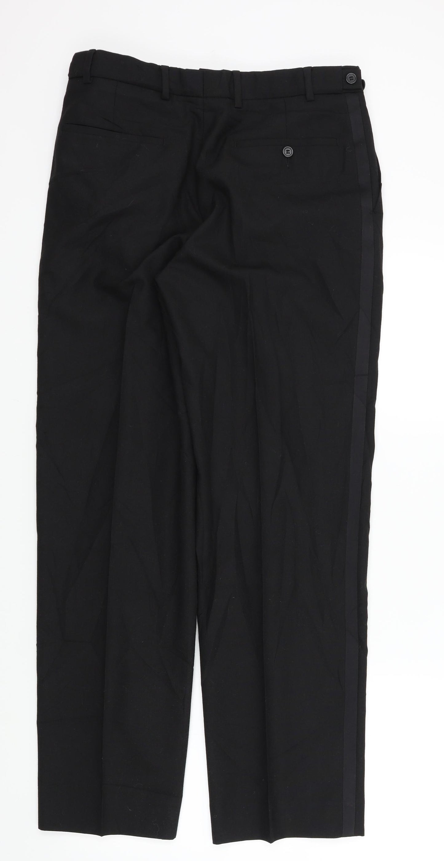 ARMANDO Mens Black   Trousers  Size 32 L30 in