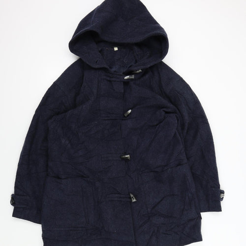 House of Fraser Womens Blue   Jacket Coat Size 12