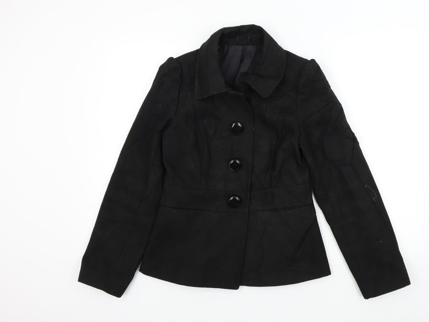 M&S Womens Black   Jacket  Size 8
