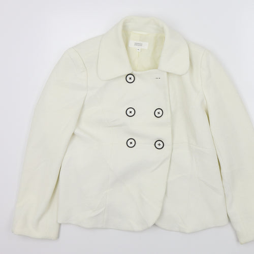 M&S Womens White   Jacket