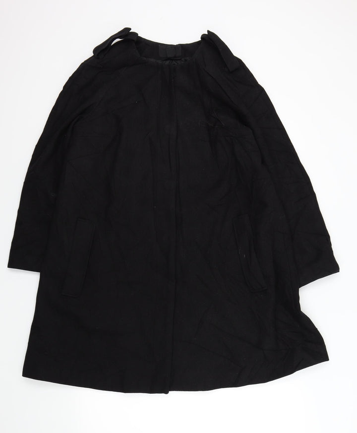 H&M Womens Black   Jacket Coat Size 12