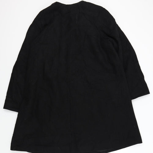 H&M Womens Black   Jacket Coat Size 12