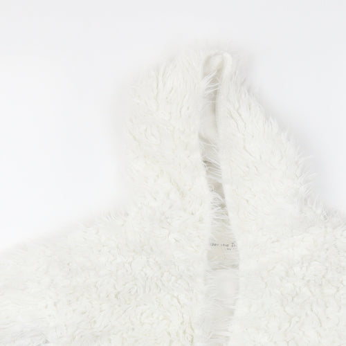 NEXT Girls White   Cardigan Jumper Size 3-4 Years