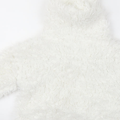 NEXT Girls White   Cardigan Jumper Size 3-4 Years
