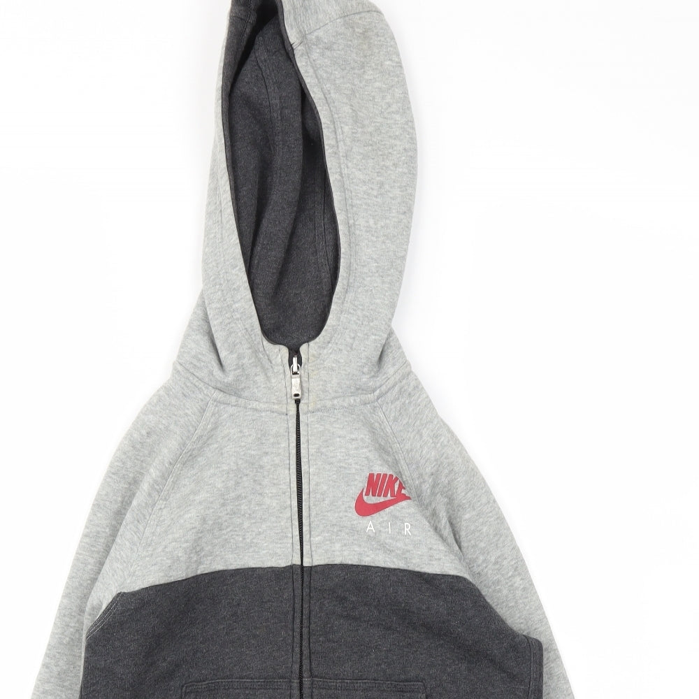 Nike Boys Grey   Full Zip Jumper Size M