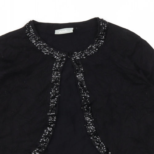Wallis Womens Black   Cardigan Jumper Size 16