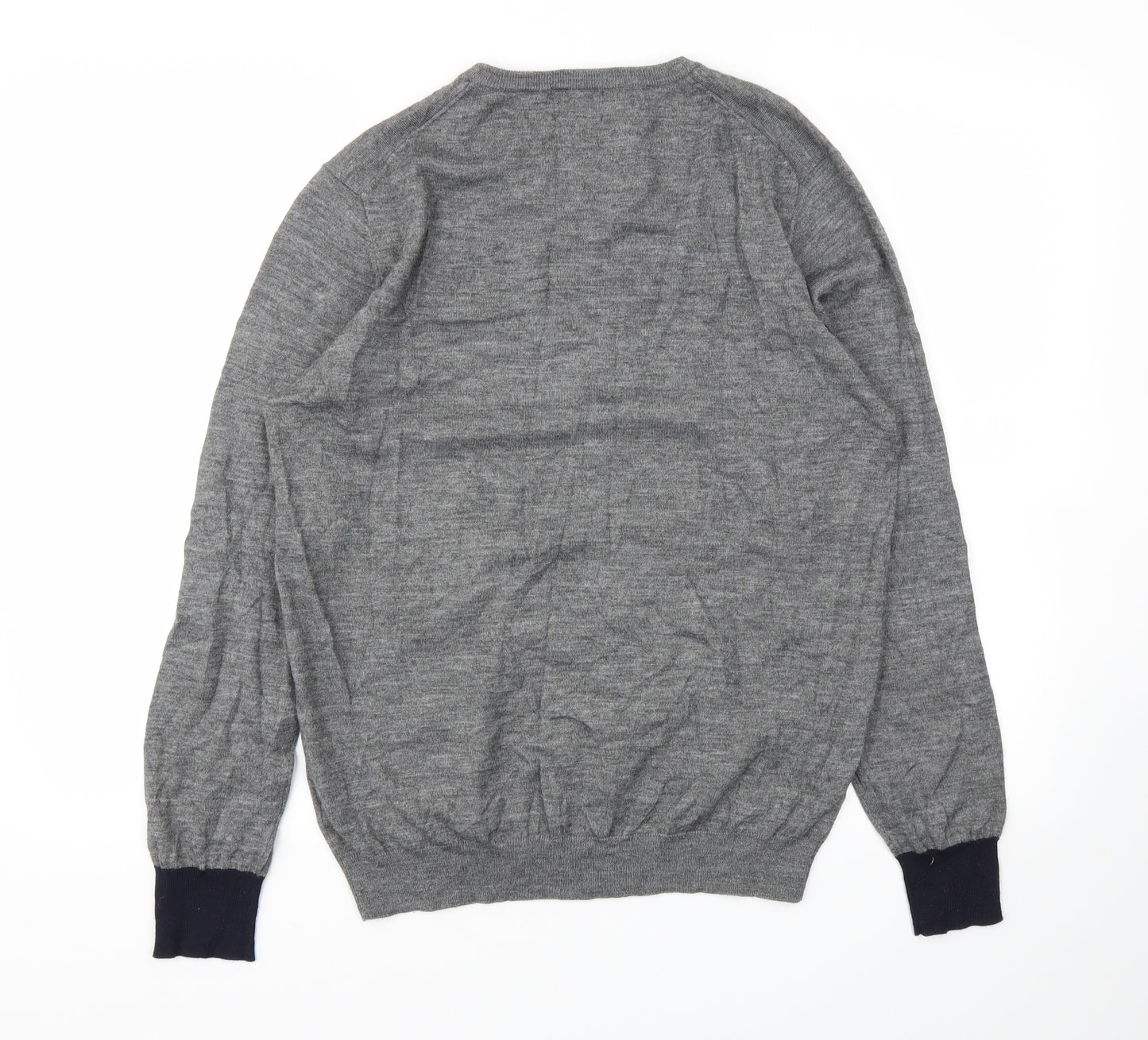 LLSIMON CARTER Mens Grey   Pullover Sweatshirt Size L