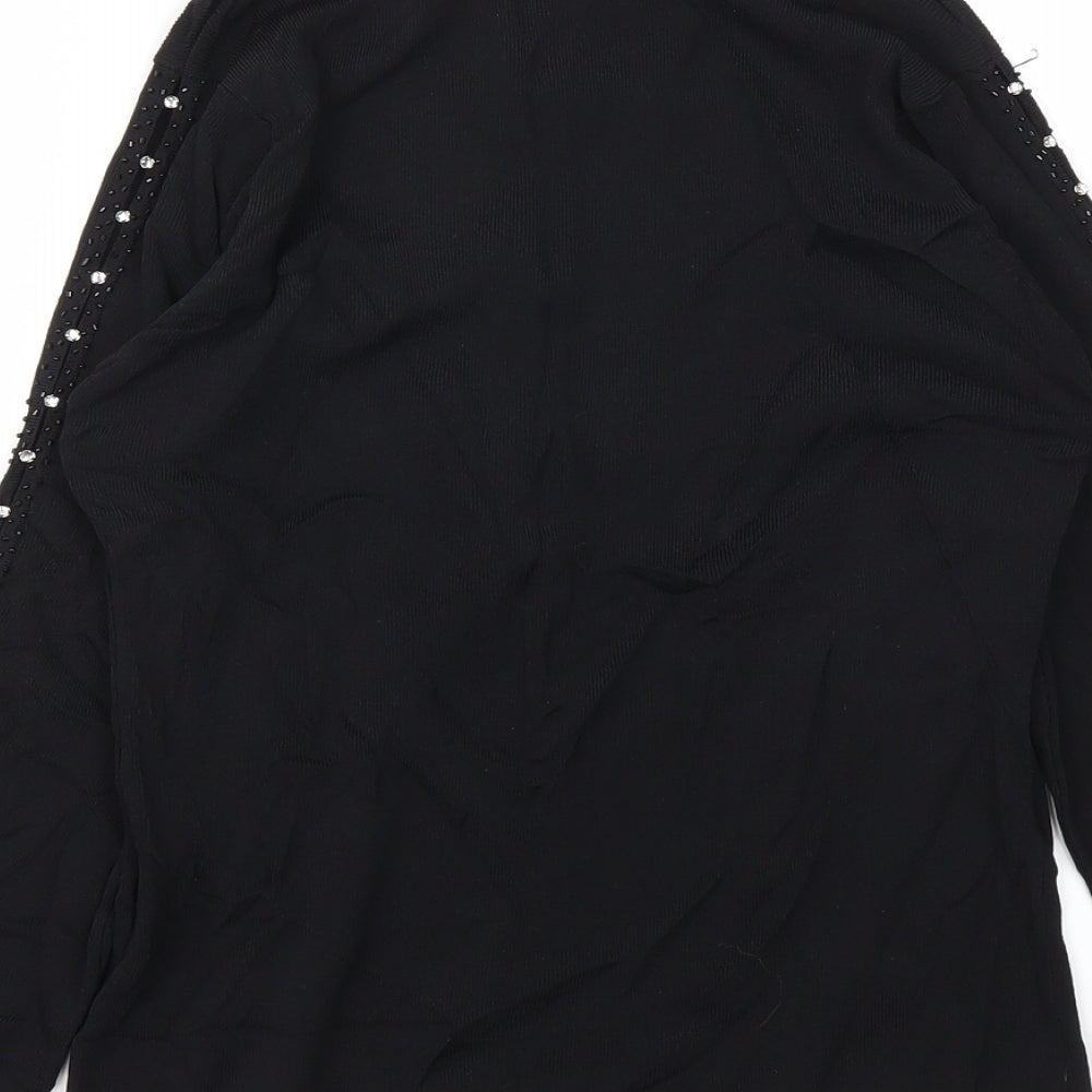 Sky Designs Womens Black   Basic T-Shirt Size S