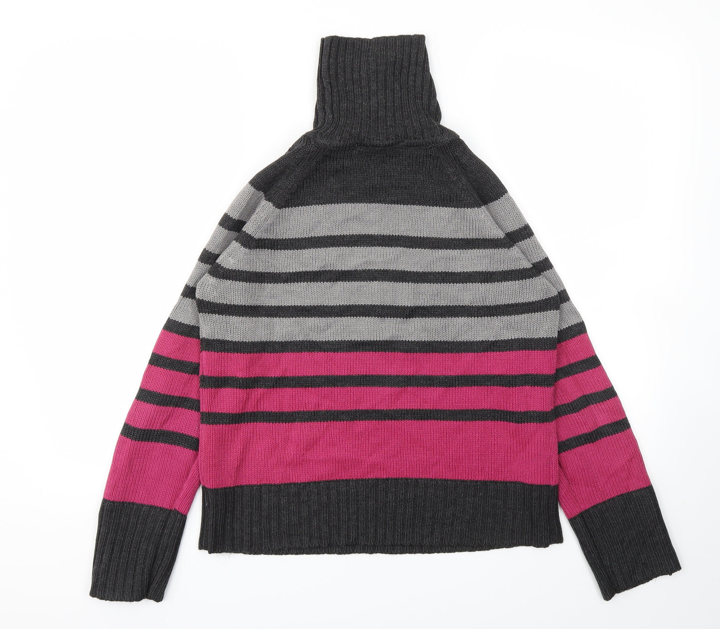 Dorothy Perkins Womens Pink Striped  Pullover Jumper Size 16