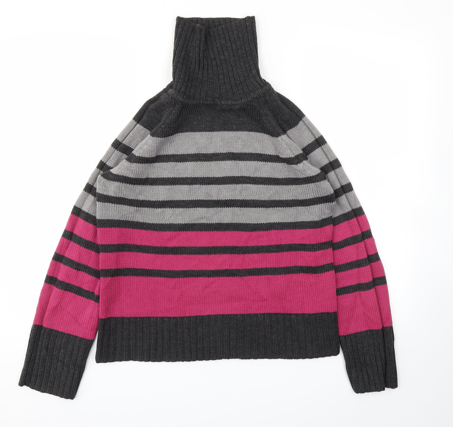 Dorothy Perkins Womens Pink Striped  Pullover Jumper Size 16