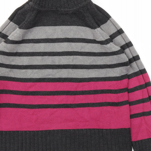 Dorothy Perkins Womens Pink Striped  Pullover Jumper Size 16