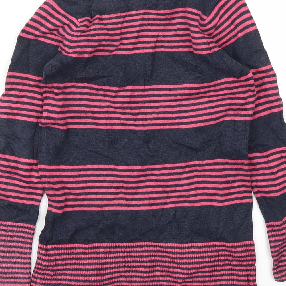 Indigo Girls Pink Striped  Jumper Dress  Size 5-6 Years
