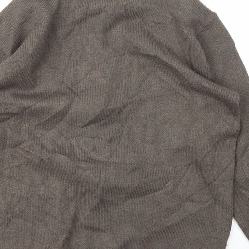 Green Woods  Mens Brown   Full Zip Hoodie Size S