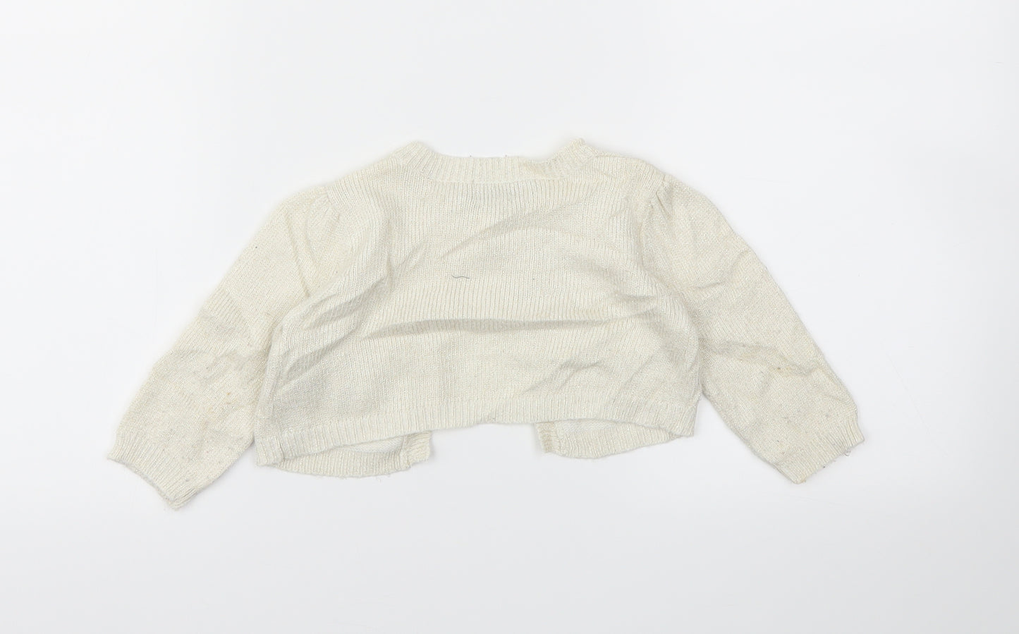 NEXT Girls Ivory   Cardigan Jumper Size 12-18 Months