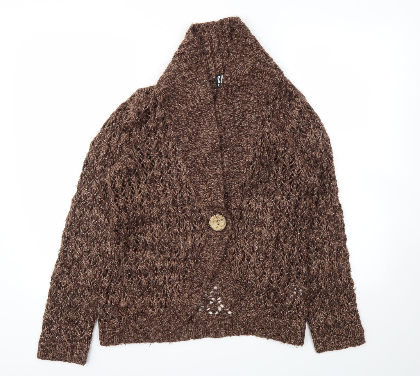 CASAMIA Womens Brown   Cardigan Jumper Size M