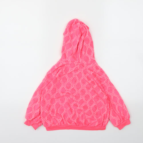 River Island Girls Pink   Pullover Hoodie Size 4-5 Years