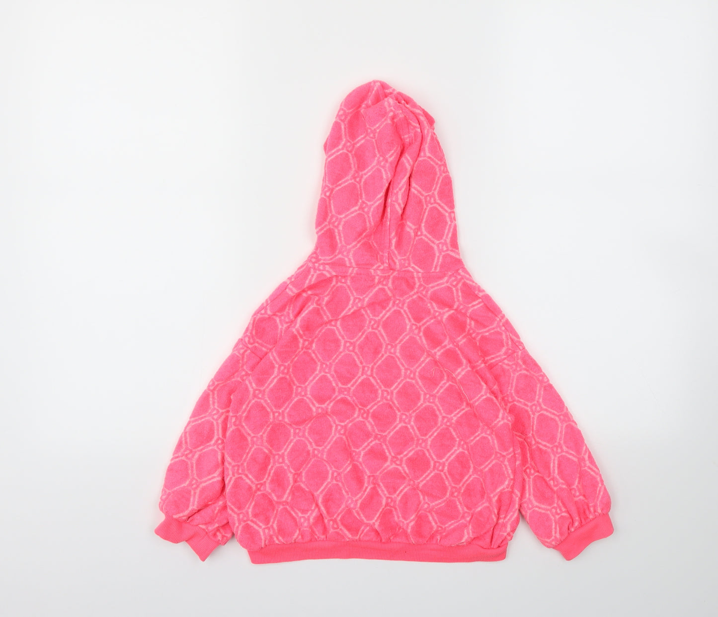 River Island Girls Pink   Pullover Hoodie Size 4-5 Years