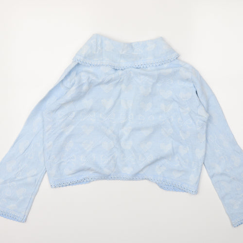 LUX LUX Womens Blue   Cardigan Jumper Size M
